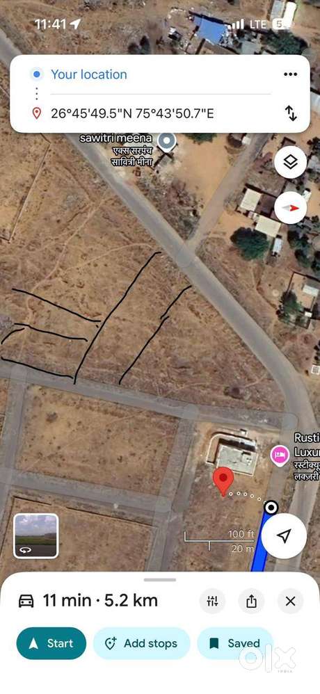 60 feet road pe jda patta