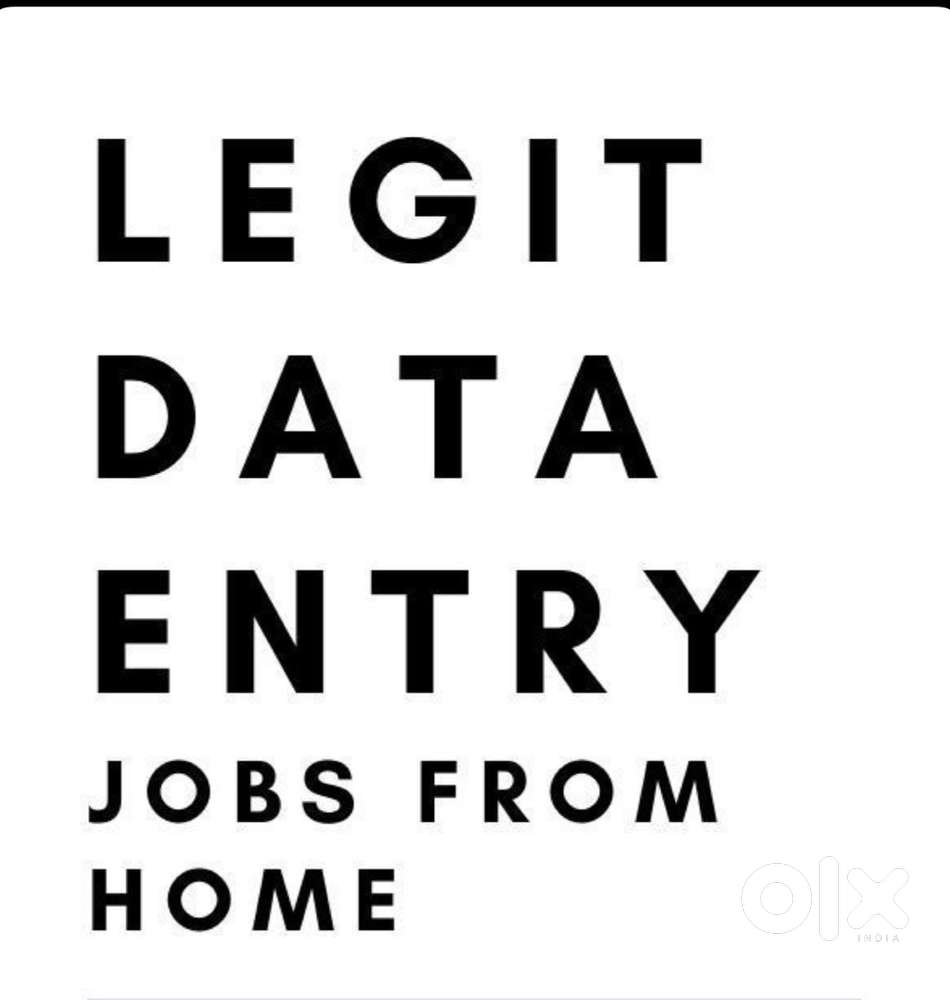 Home based data entry work at home