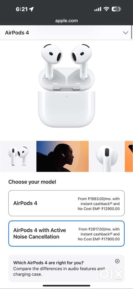 Airpods 4 with Anc and warranty