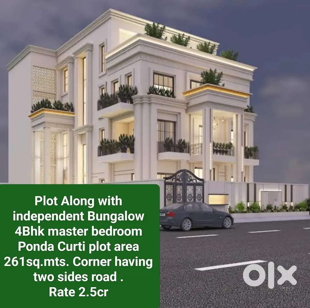 Plot Along with Bungalow ponda