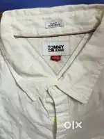 Tommy jeans white shirt and white jeans  for sale