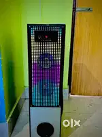 RGB Tower Dj with 8inch powerful bass