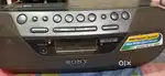 Sony boombox cassette and radio player