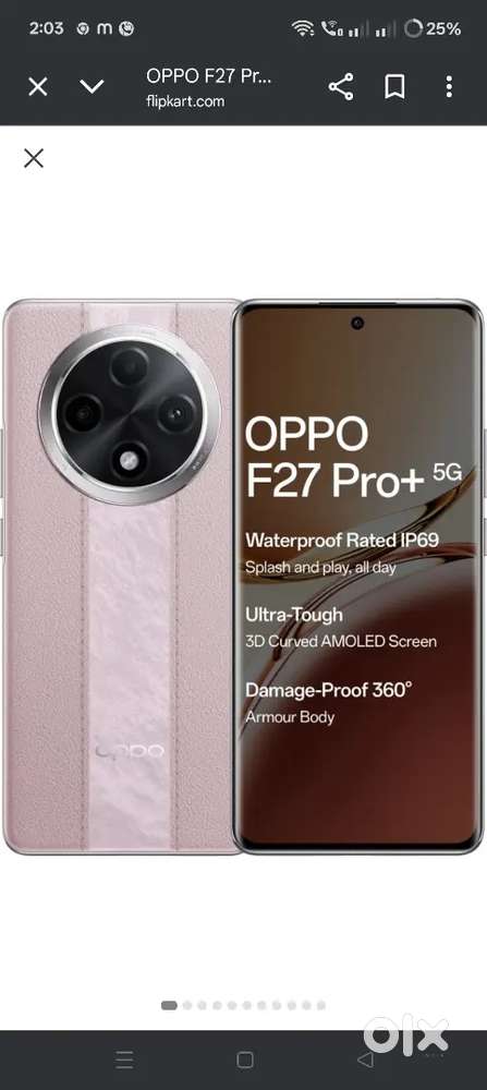Oppo f27 pro+ 8 gb ram
