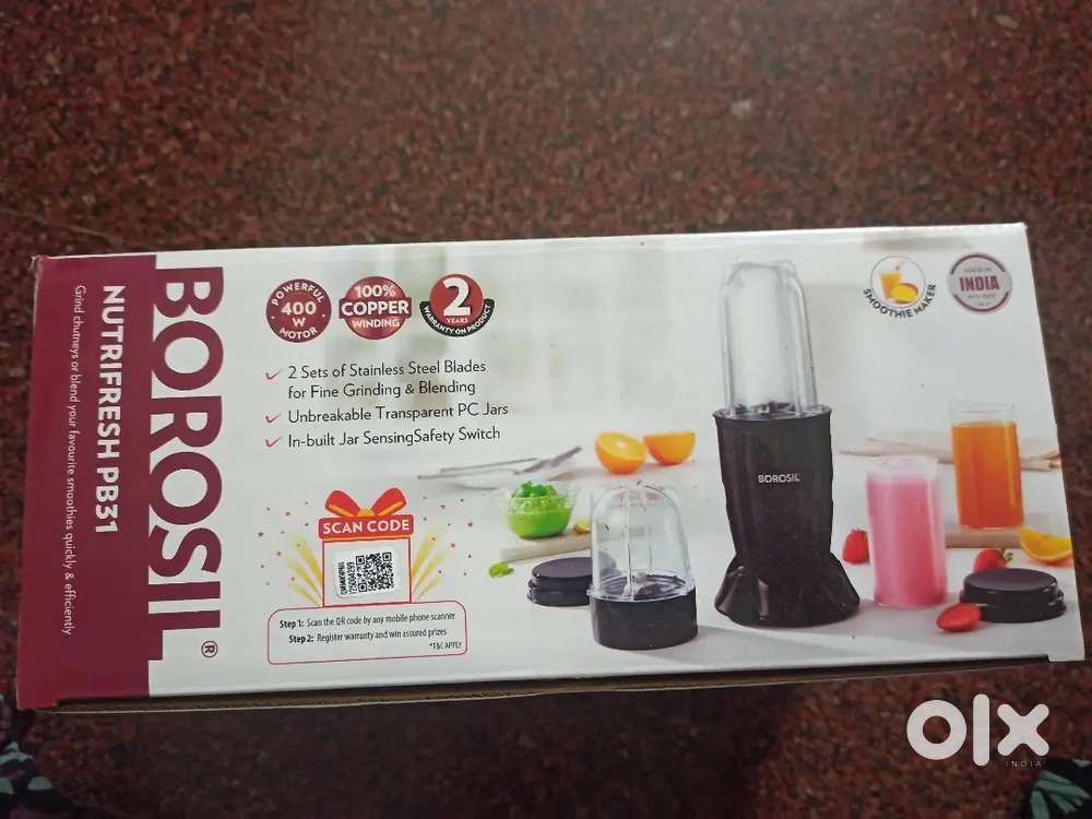 Borosil Nutrifresh PB31 (Blender and Grinder)