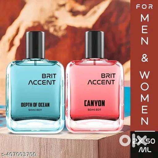BRIT ACCENT Perfume Combo Pack of 2 – Depth of Ocean & Canyon