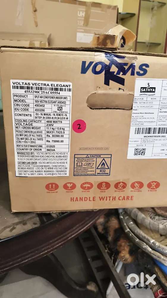 Voltas 1.5 ton 2025 model
