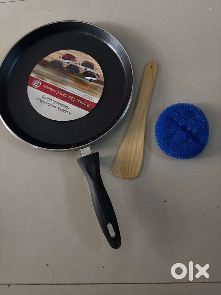 Brand New KAVITHA Non-Stick Flat Tawa (280mm) - Dosa/Roti Griddle