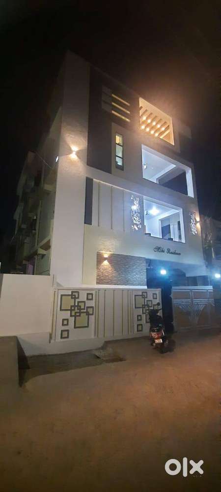 East facing 3 BHK house in 2nd floor of independent house with lift