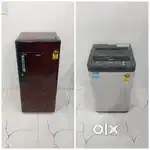 Whirlpool single door and panasonic top load working in good condition