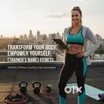 Female fitness personal trainer