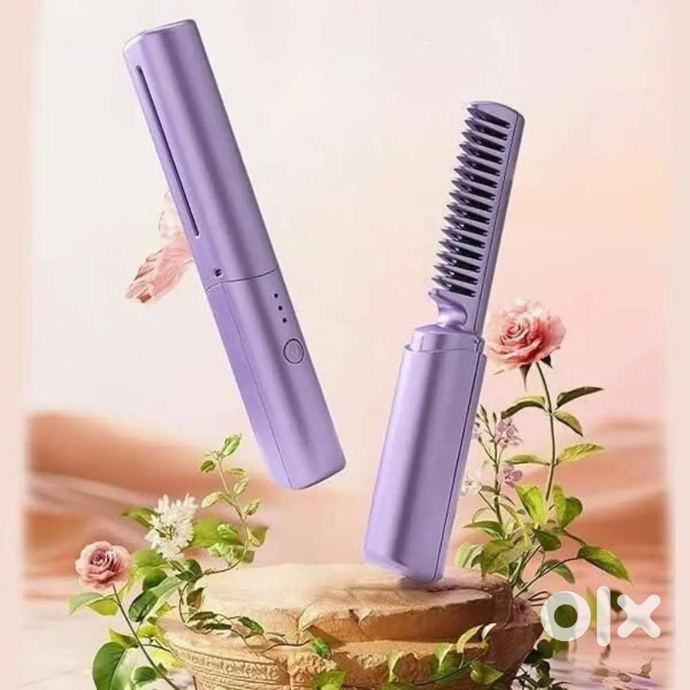 Rechargeable Hot Comb Hair Straightener