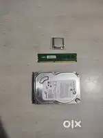 RAM, hard disk and processor combo