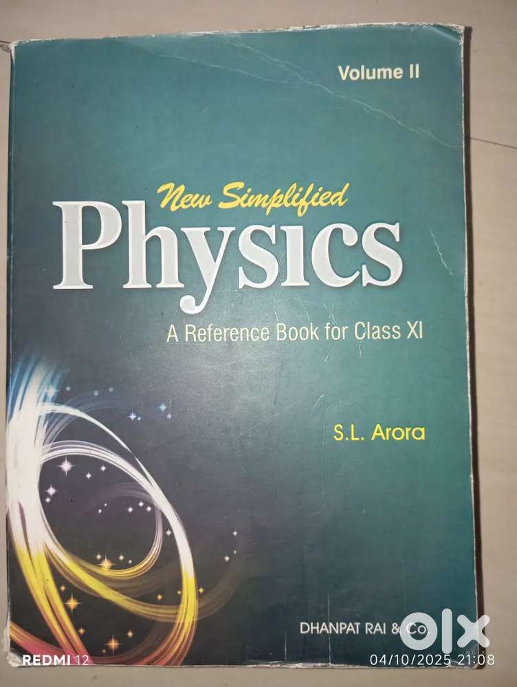 S. L. Arora physics reference book class 11