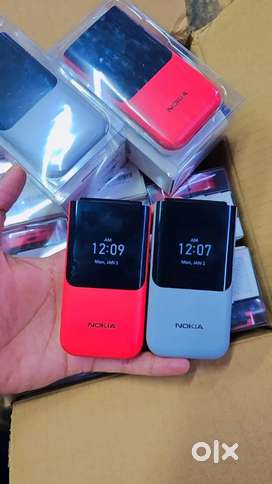 Nokia 2720 flip folding dual display antik mobile phone