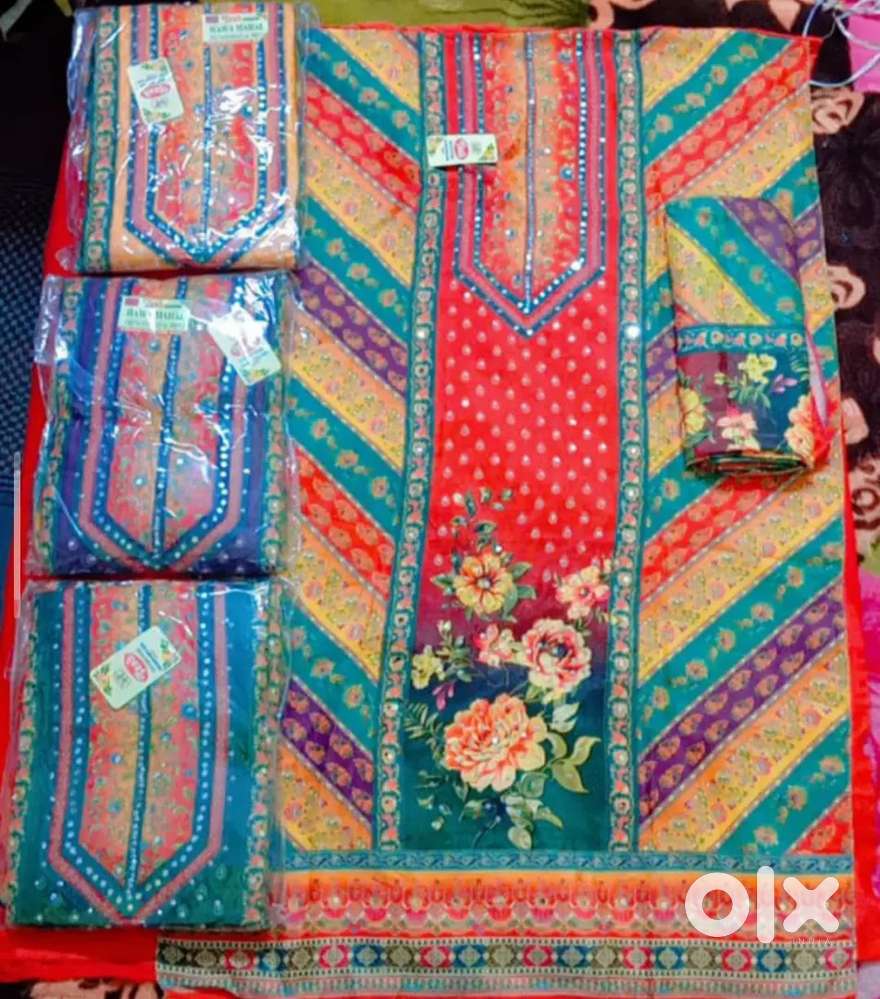 Readymade dresses and dress materials