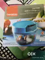 New crystal chopper with 3 blade chopping system