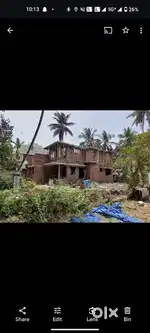 Plot for sale with incompleted House