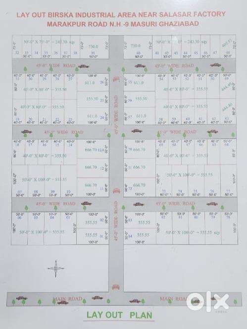 Industrial plots with best location in gated campus