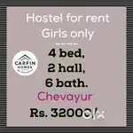 Girls hostel for rent at chevayur