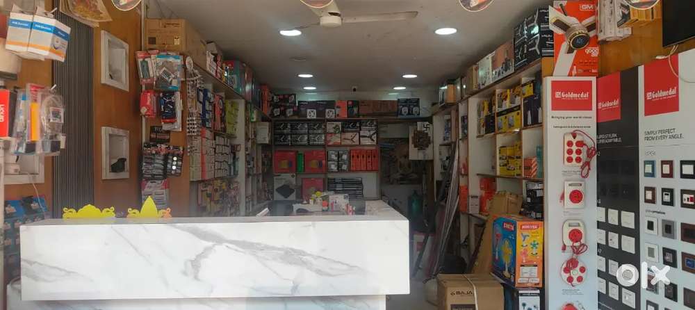 Running Electrical shop sale with Material and furniture