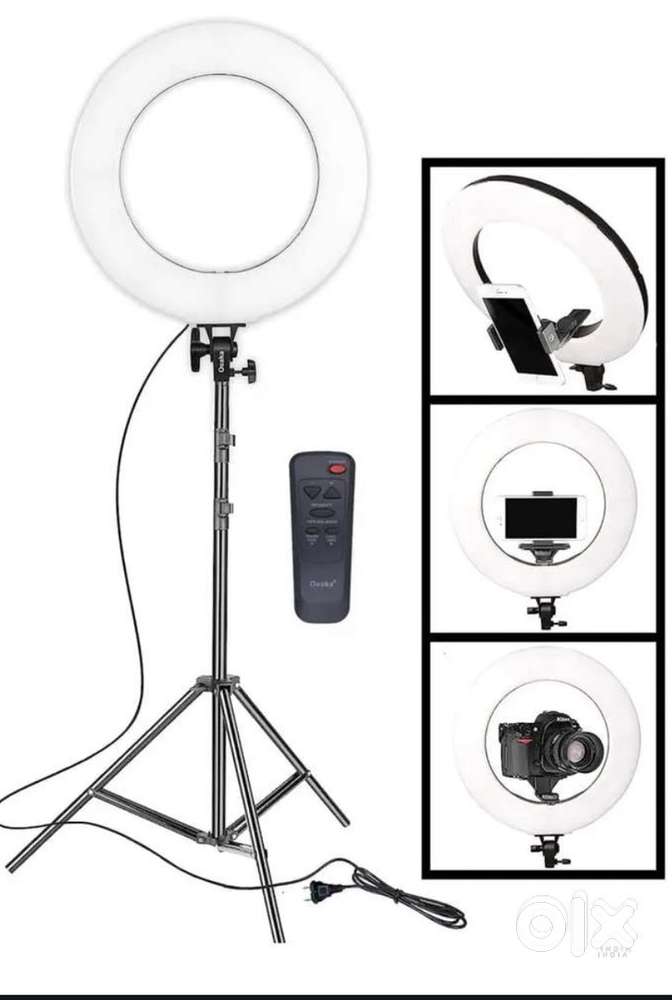 Ring light 18 inches LED wireless remote control wd 9 feet light stand