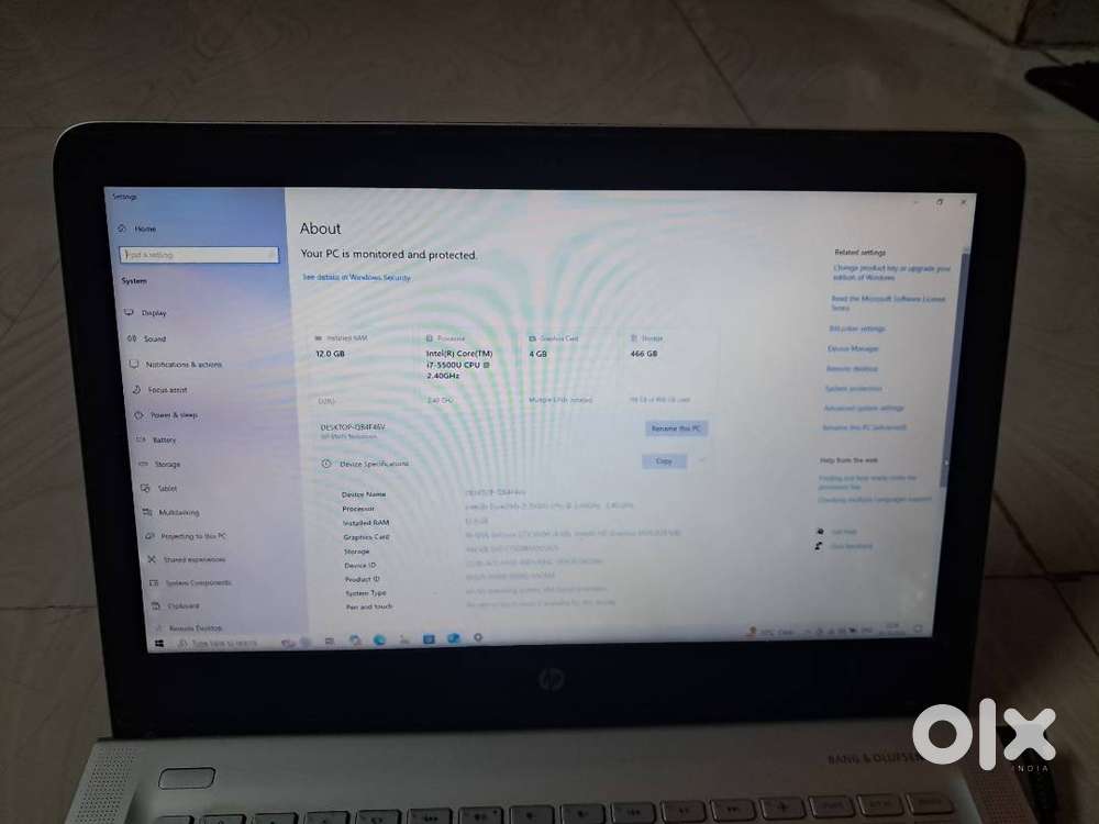 Hp Notebook Laptop With graphic card