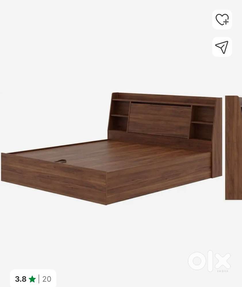 King size bed with mattress