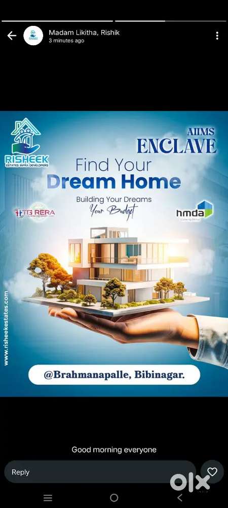 We are salleing HMDA RERA APRUVAL LAY OUTS AT WARNGAL HIGH WAY