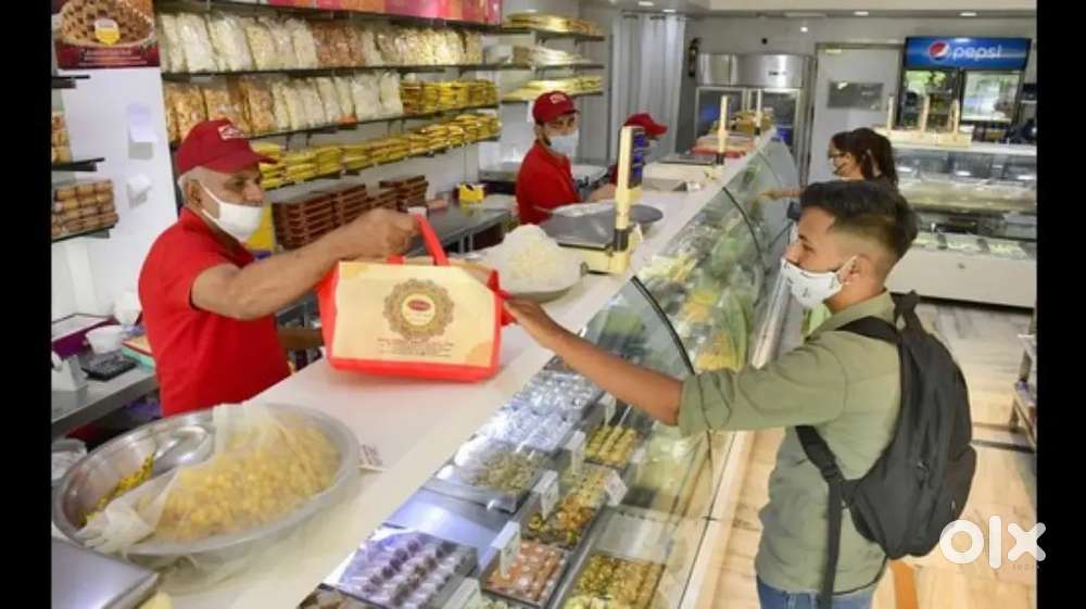 Need a male or female Helper or salesman