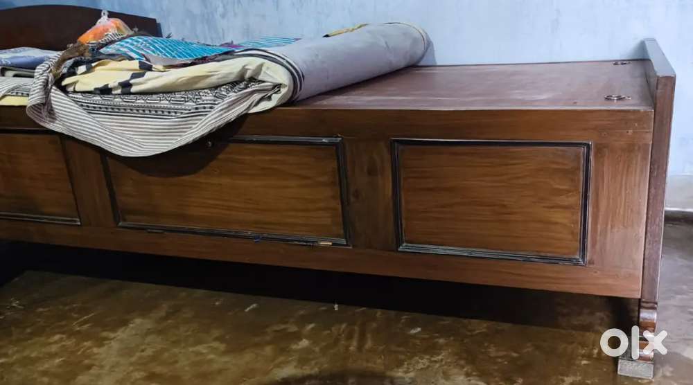 Premium Solid Sheesham Wood Divan Cot Handcrafted, 82 × 43,Excellent