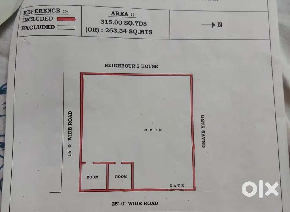 100+sq yards plot for sale