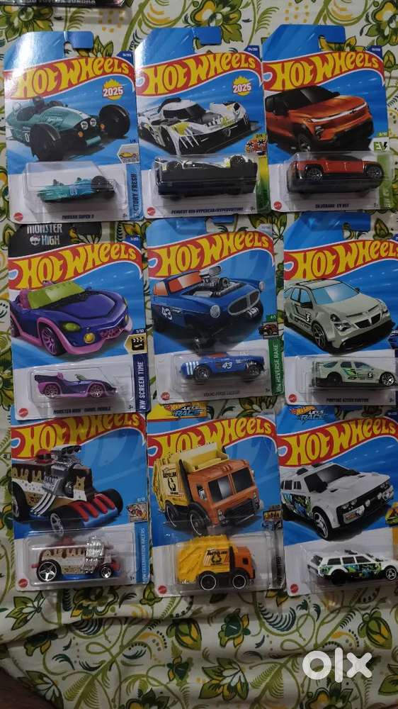 Hot Wheels Cars– Brand New (Set of 9). U can buy minimum 2 pieces also