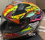 axor apex xbhp 299 helmet neon yellow blue