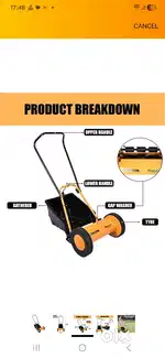 Grass cutter machine