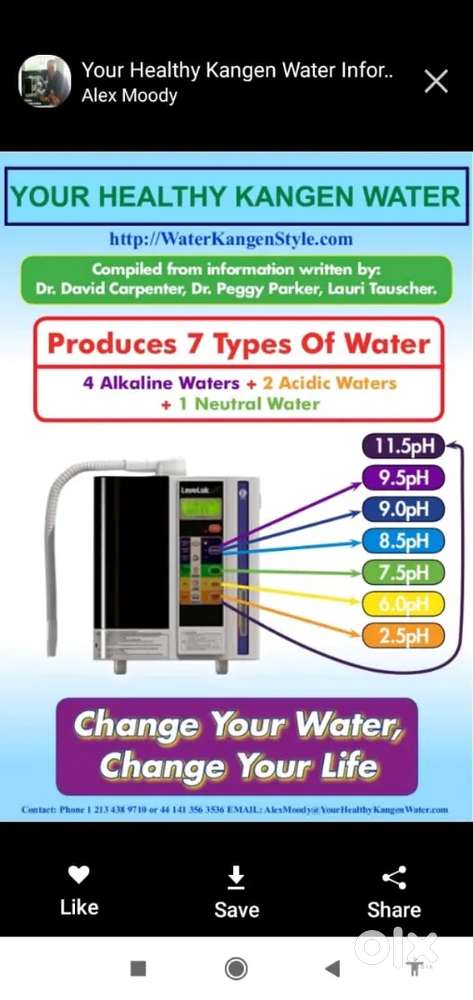 Kangen Water Machine for sell - Only 1 month Used  Excellent condition