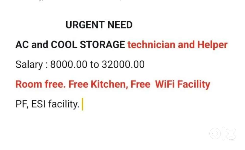 AC Technician & Helper