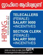 Urgent requirement tele caling staff