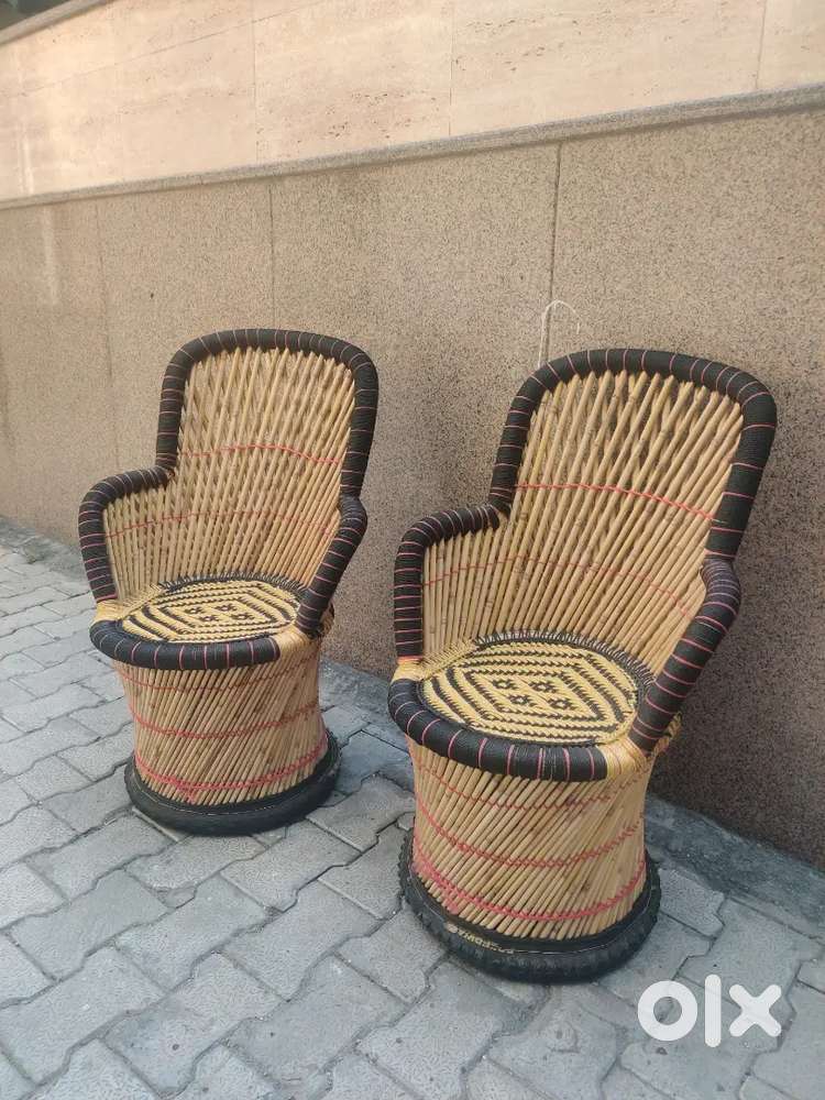 Bamboo chair bamboo furniture mudda bamboo stool basket pidha
