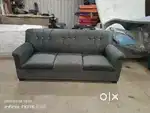 Brand new muslin design fabric 3 seater sofa