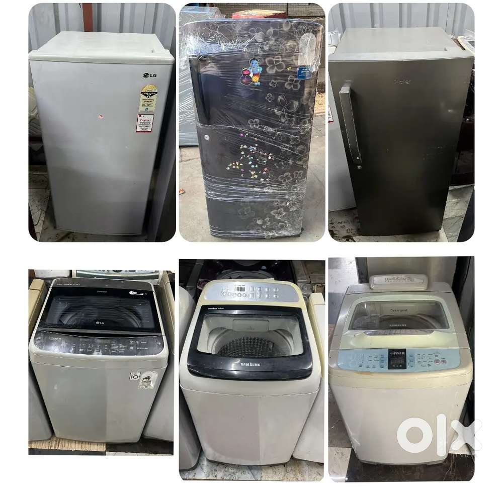 RENT : Top Load WASHING MACHINE'S & FRIDGE'S 2nd Hand Used Product