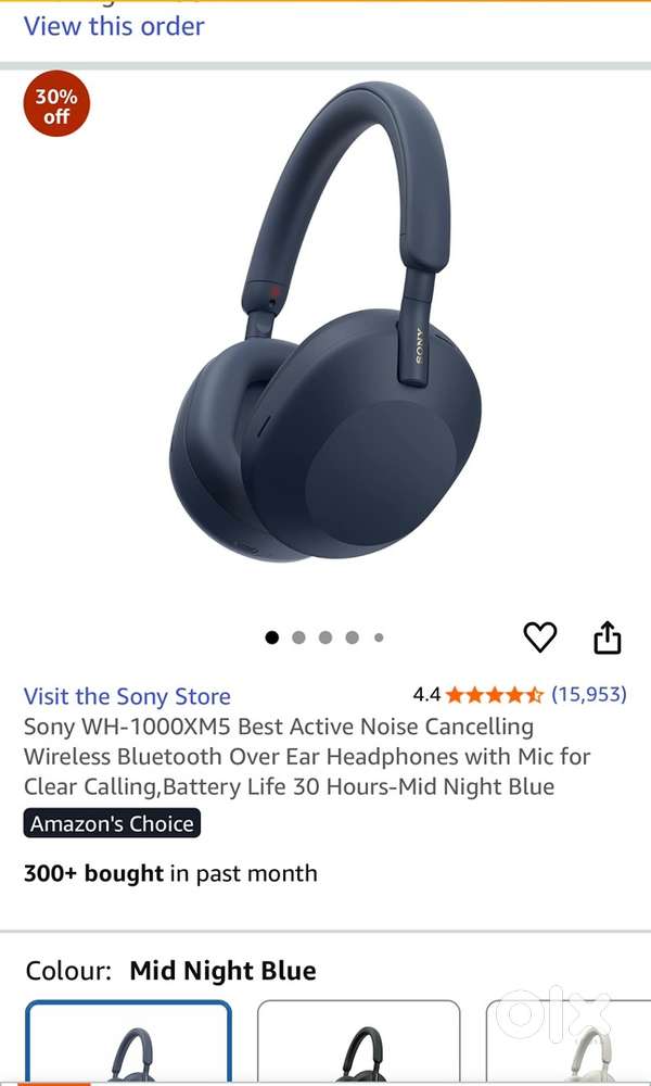 Sony WH - 1000MX5 Overhear headphones