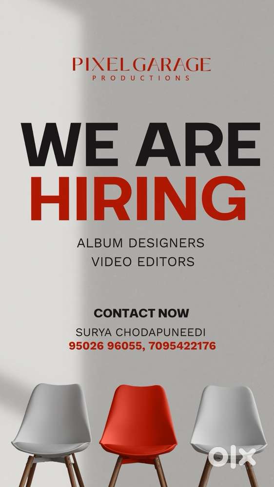need Album designer and video editors