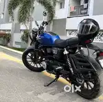 Honda cb350rs platinum blue colour