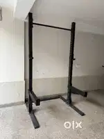 BullrocK Gorilla Squat Rack with Pull Up Bar J Cup and Supporter Arms