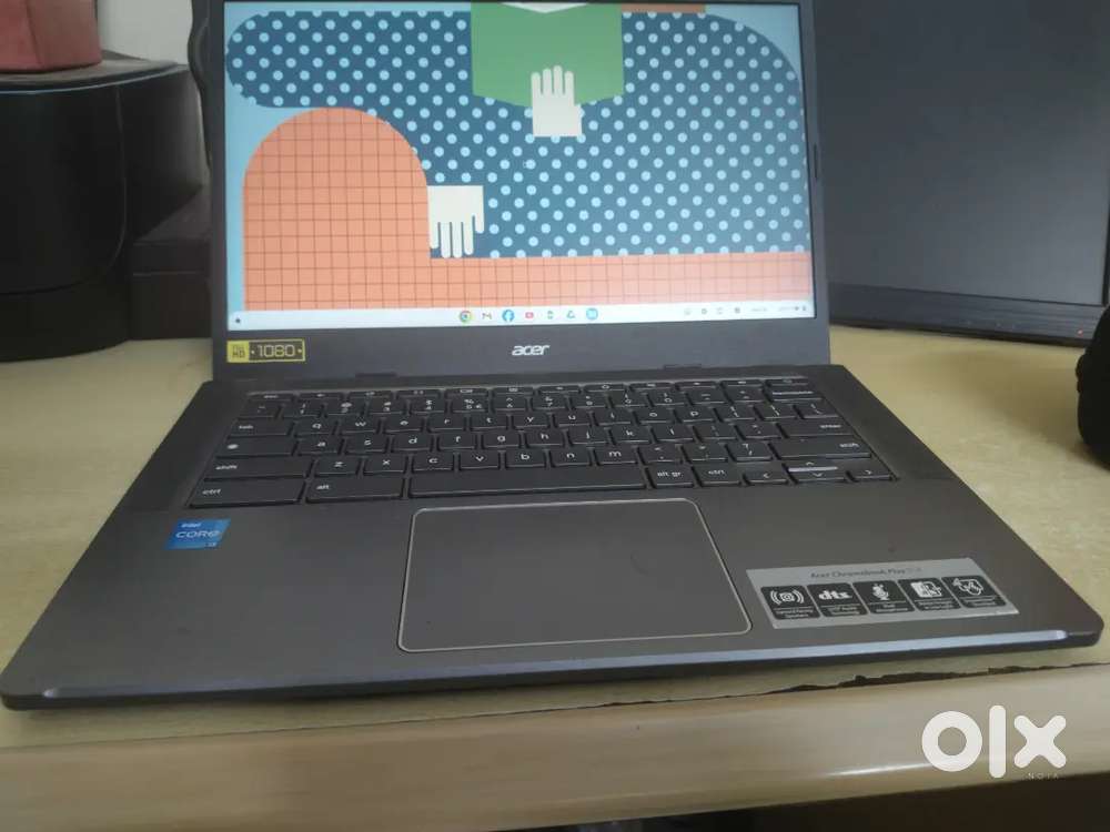 Acer chrome book laptop i3/8GB/252GB SSD 6 months used MRP ₹49999/-