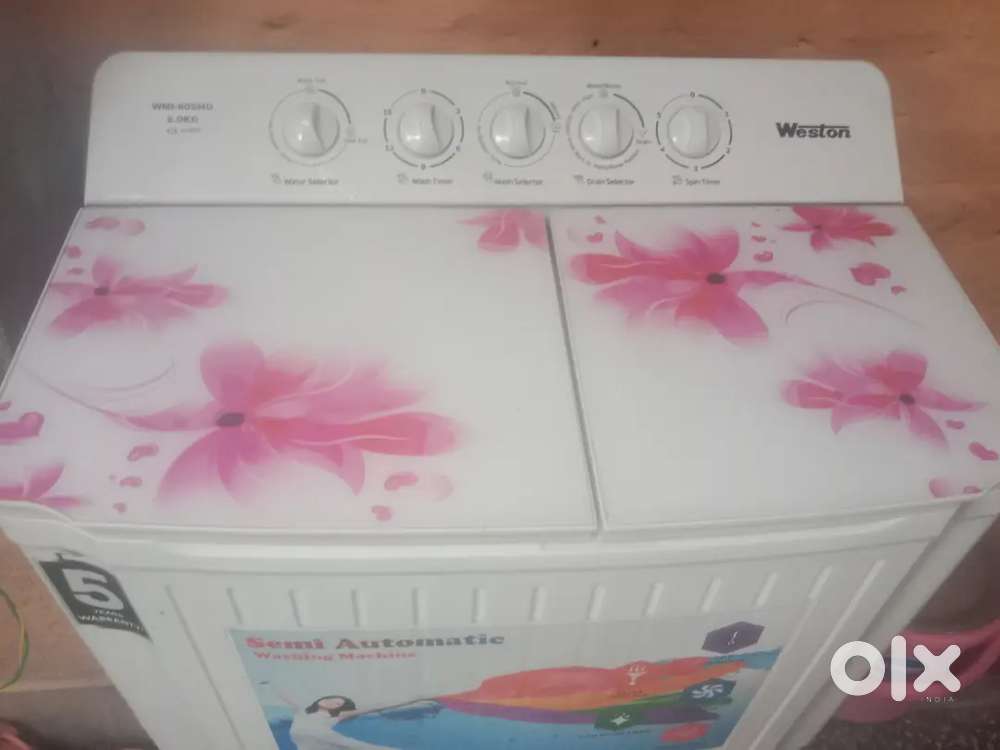 Weston washing machine month 1 use only