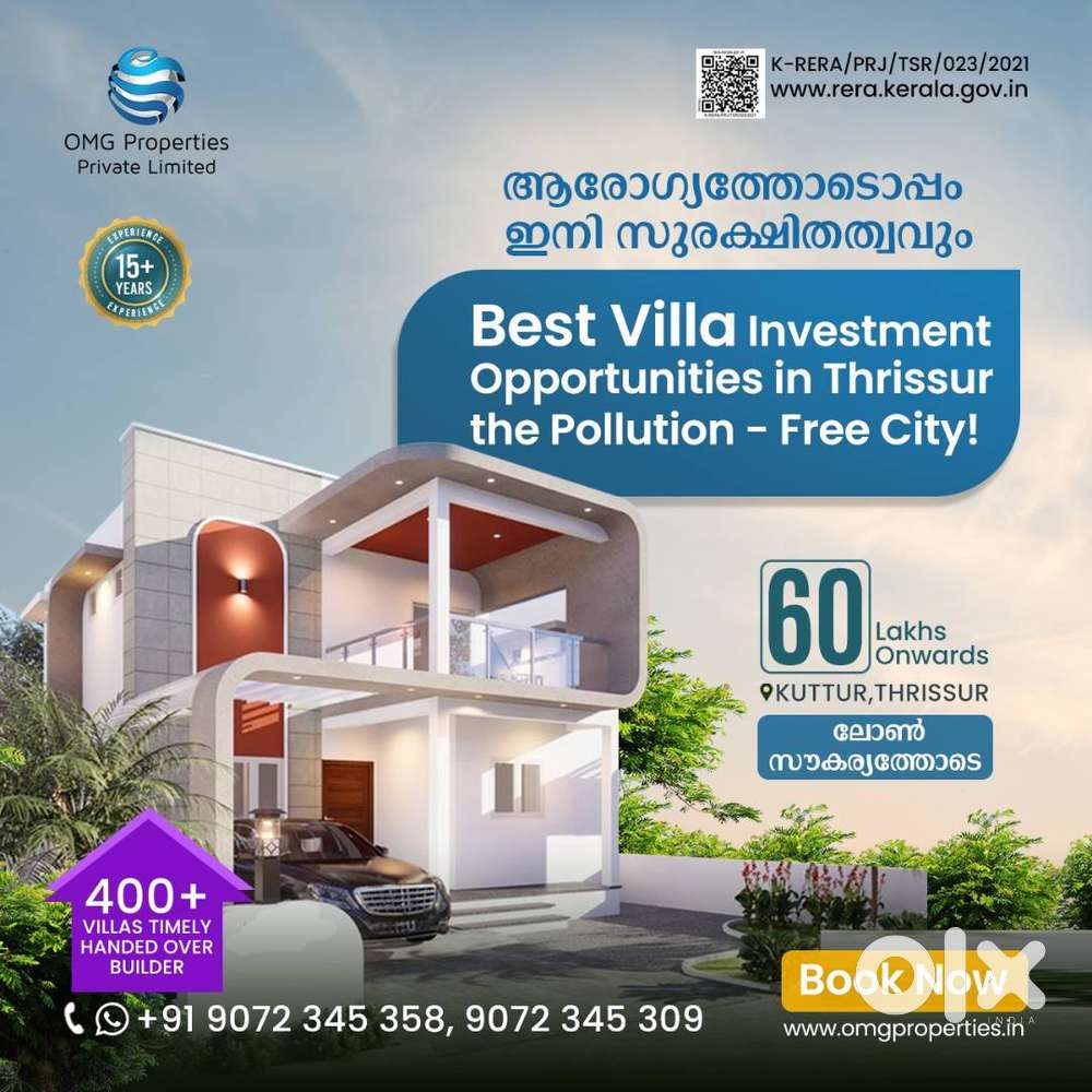 Thrissur Town Luxury Villas !