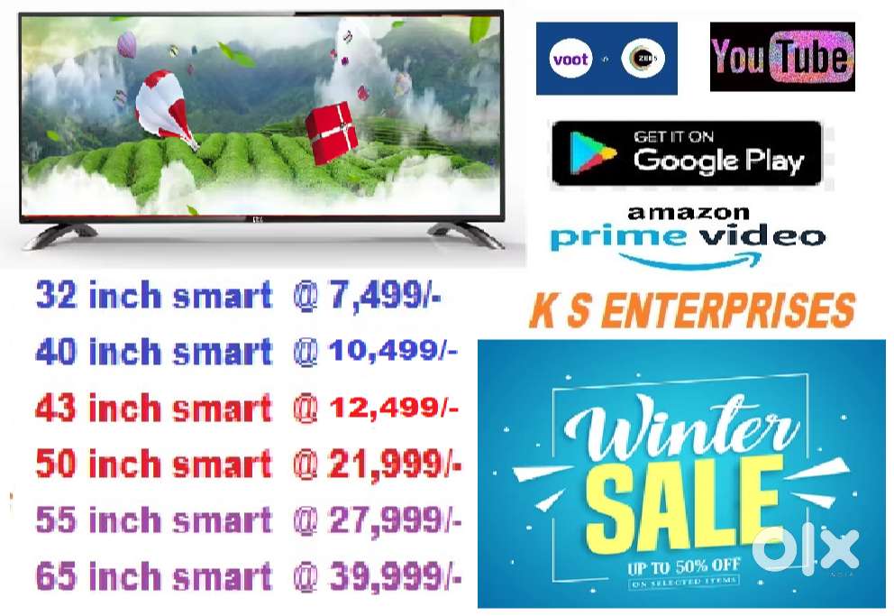 WINTER SALE 50 INCH GOOGLE TV, 4K UHD, VOICE COMMAND @ 21,999/- ONLY