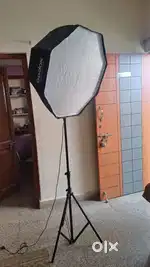 Godox 80 cm octa softbox with tripod 9ft and light holder